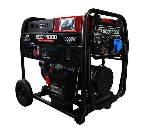 Генератор дизельний Vulkan 1-фазний з AVR